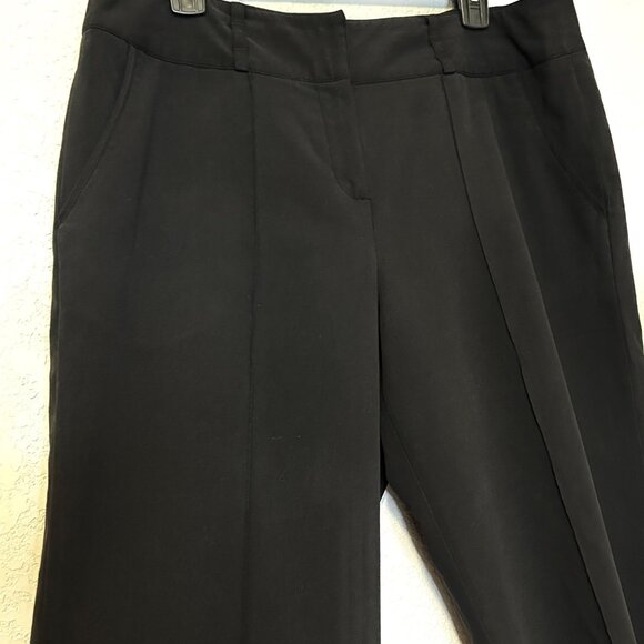 Women's Larry Levine Stretch Size 14 Black Capri Pant - Picture 3 of 13
